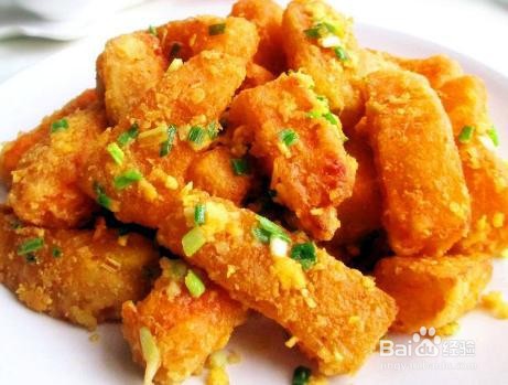 家庭自制咸蛋黄焗南瓜