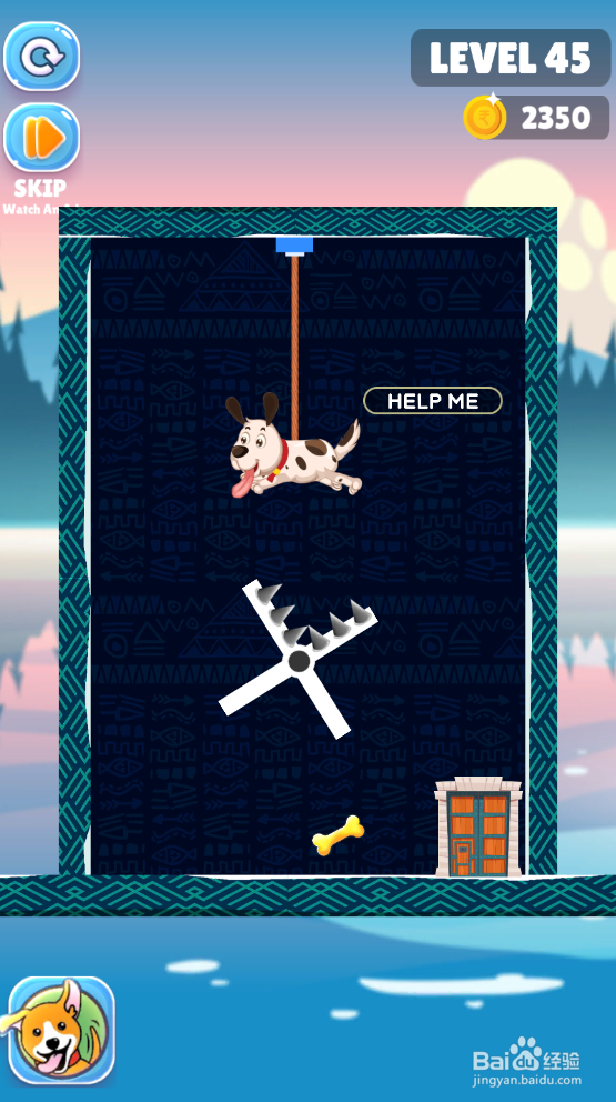 Save The Puppy的LEVEL 45怎样通关？