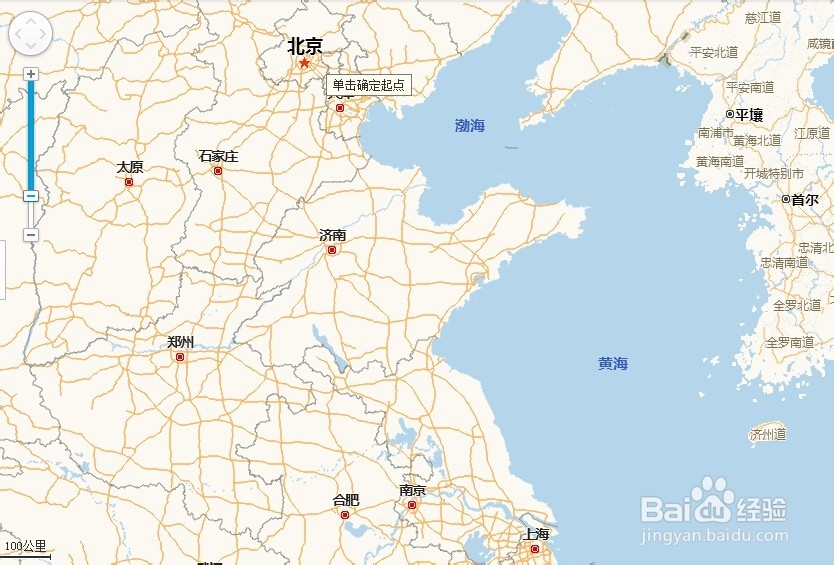 如何在网页版高德地图上测量两地距离