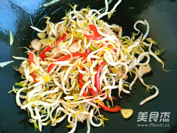 炒豆芽的家常做法