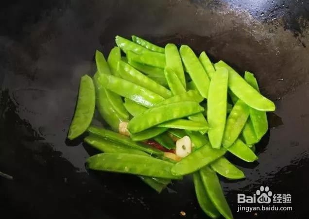 家常清炒荷兰豆