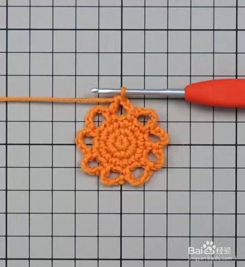 金鱼蛋袋的编织方法