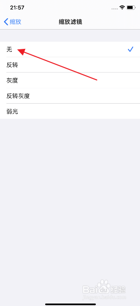 iphone11怎么关闭缩放滤镜