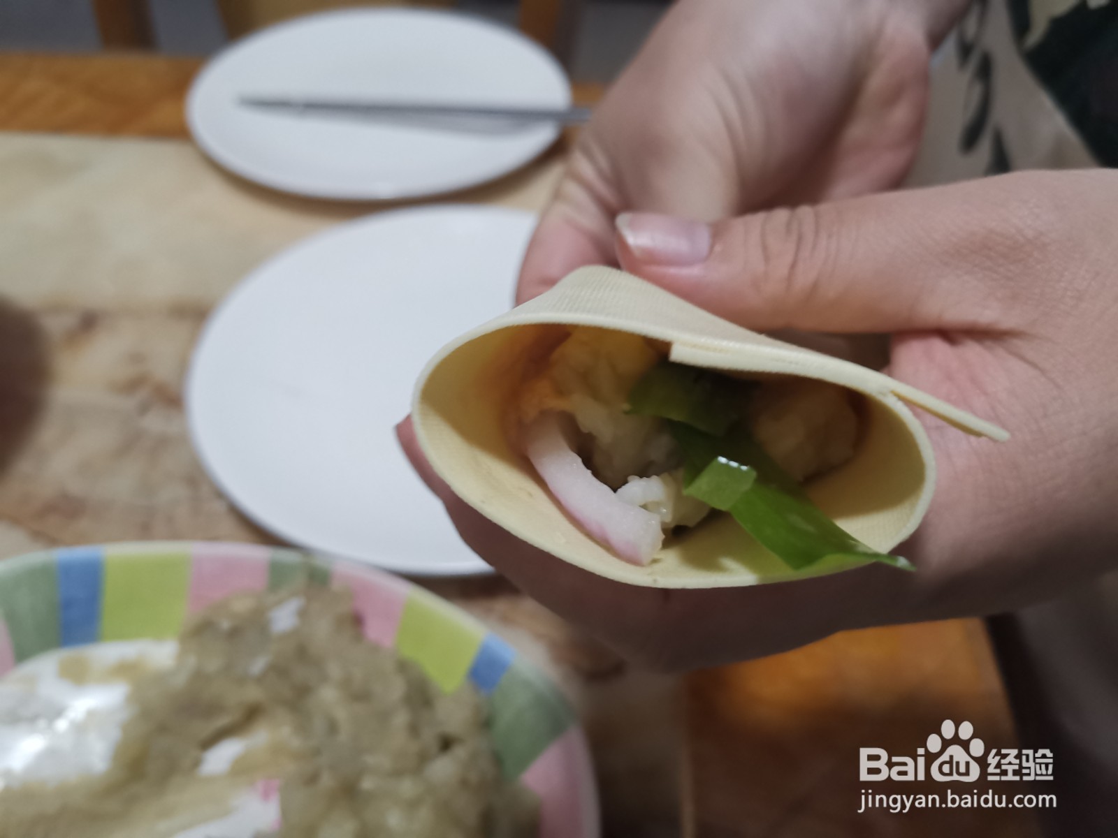 干豆腐卷饭包