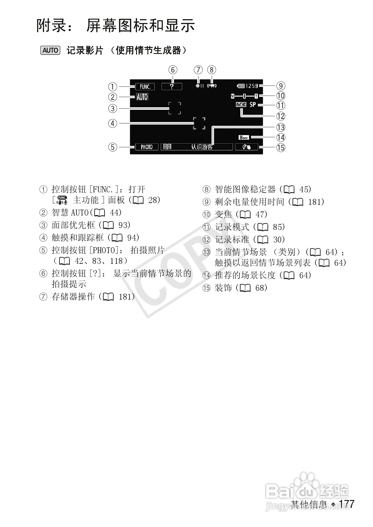 佳能LEGRIA HF M52数码摄像机使用说明书:[18]