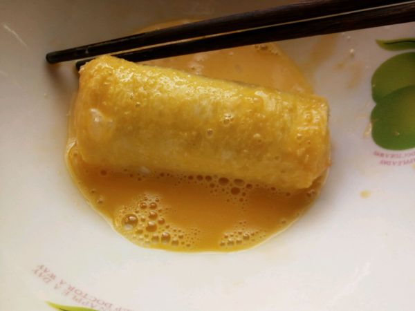 燕麦香肠吐司卷