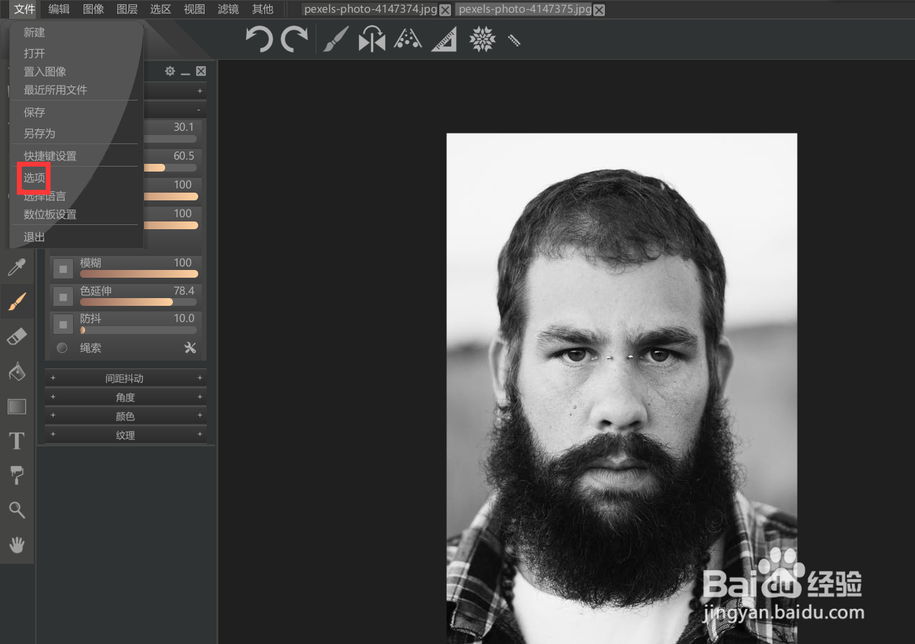 paintstorm如何启用面板动画功能？