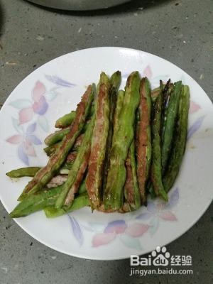 食补养生酿四季豆的做法