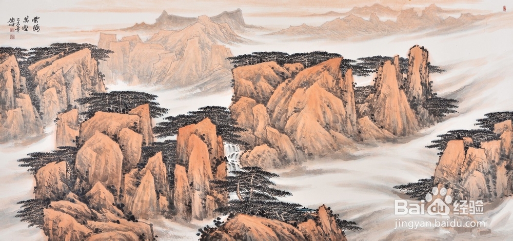 写意客厅装饰画,推荐画家林德坤山水画