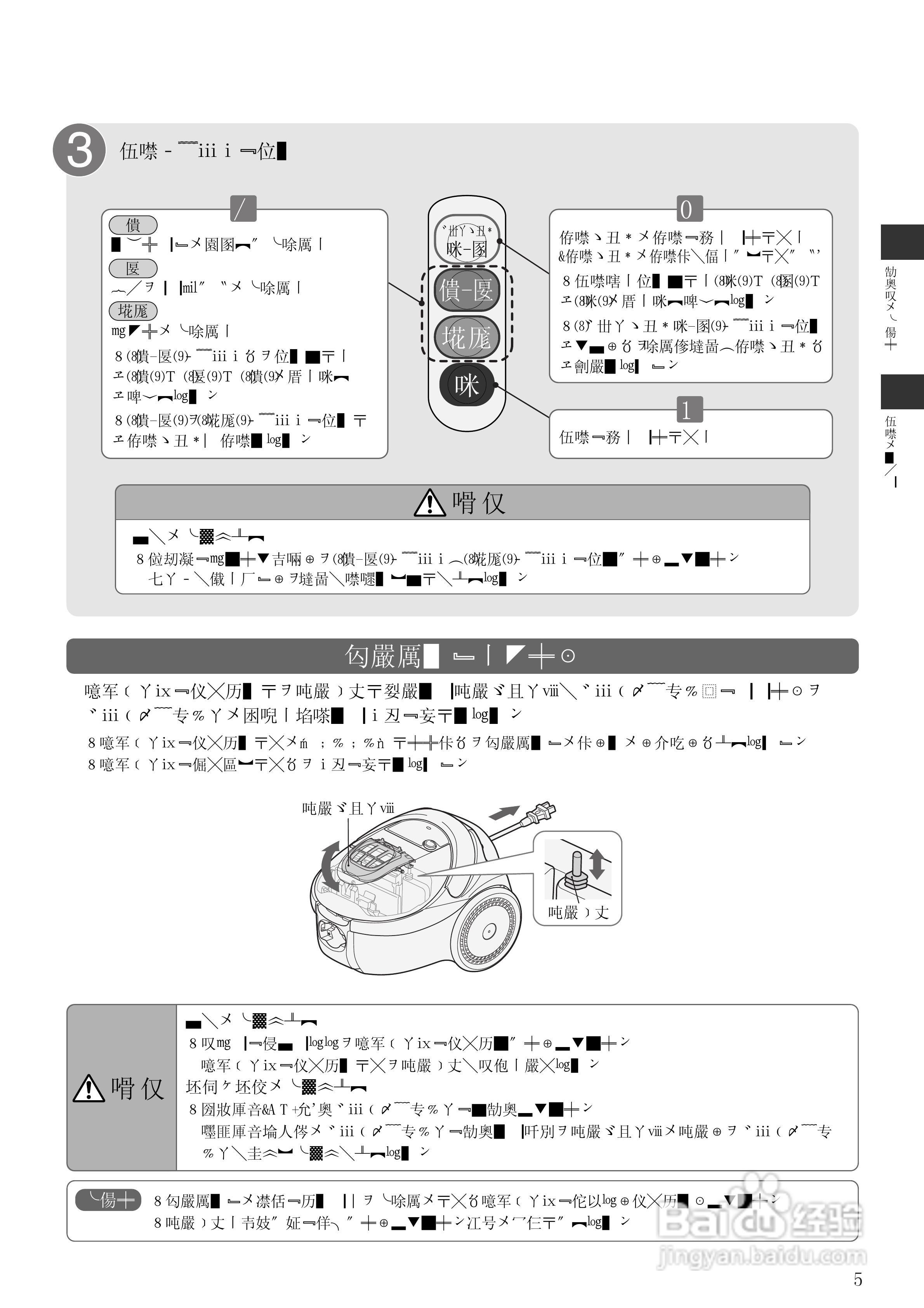 HITACHI日立电气扫除机CV-PM8说明书:[1]