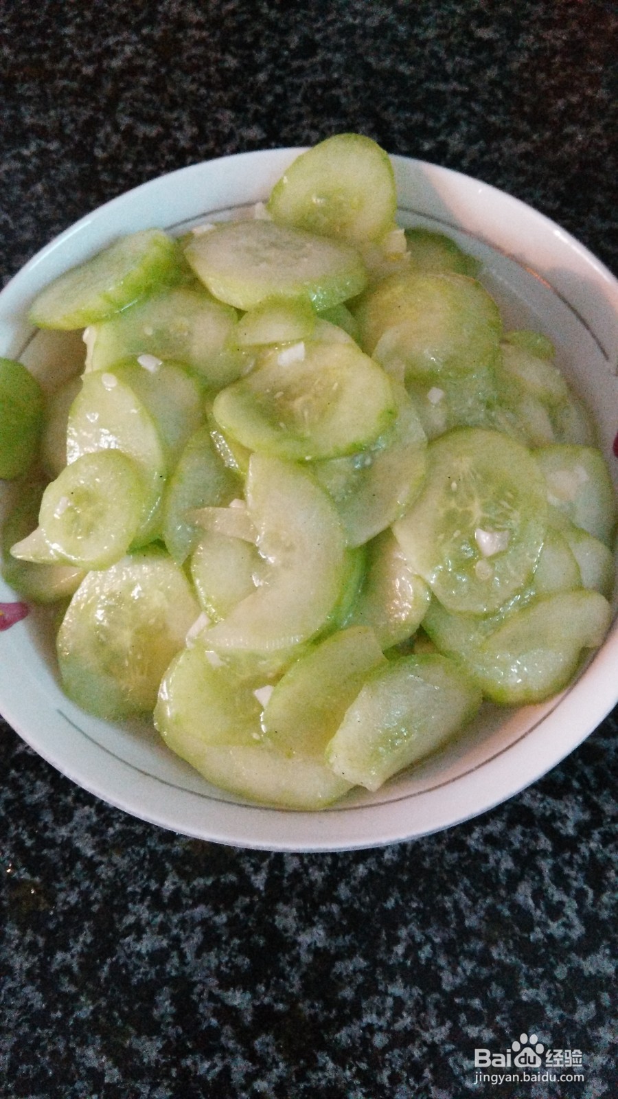 素炒黄瓜片的做法.