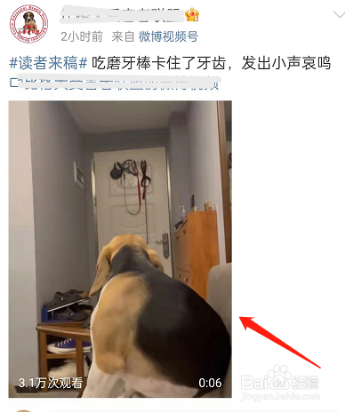 微博小视频如何清屏