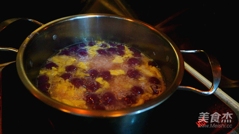 紫薯汤圆酒酿羹