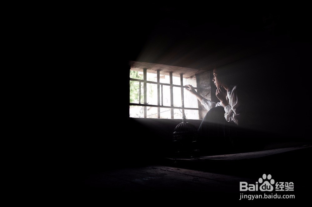 PS如何给窗口加上自然光照射效果