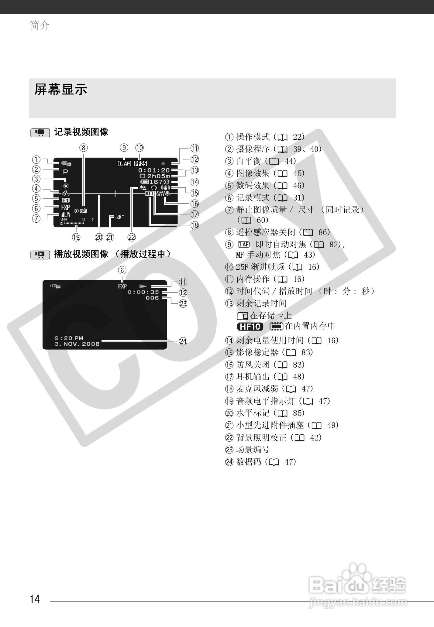 佳能HF10数码摄像机使用说明书:[2]
