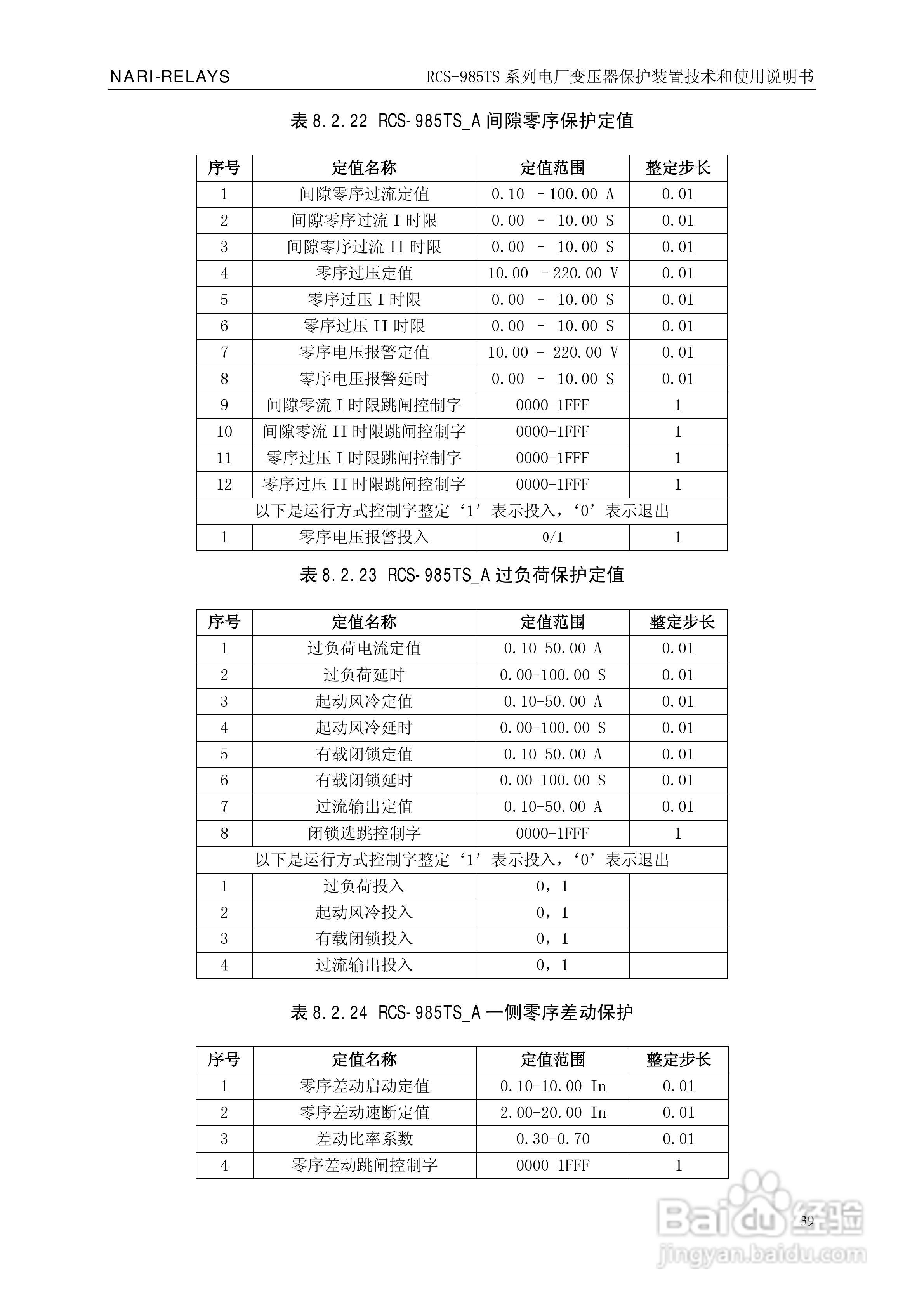 南瑞RCS-985TS_B电厂变压器保护装置使用说明书:[5]