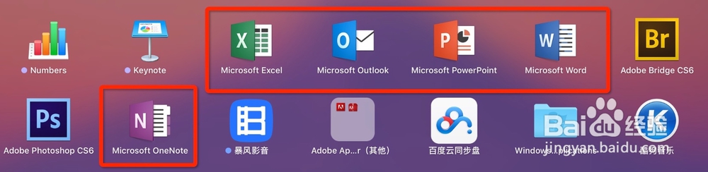 苹果mac的office软件
