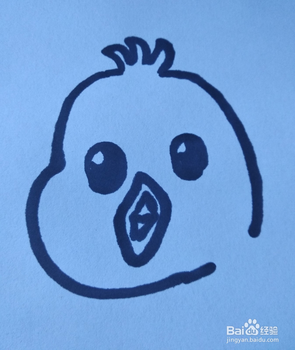 动物简笔画之小鸟简笔画