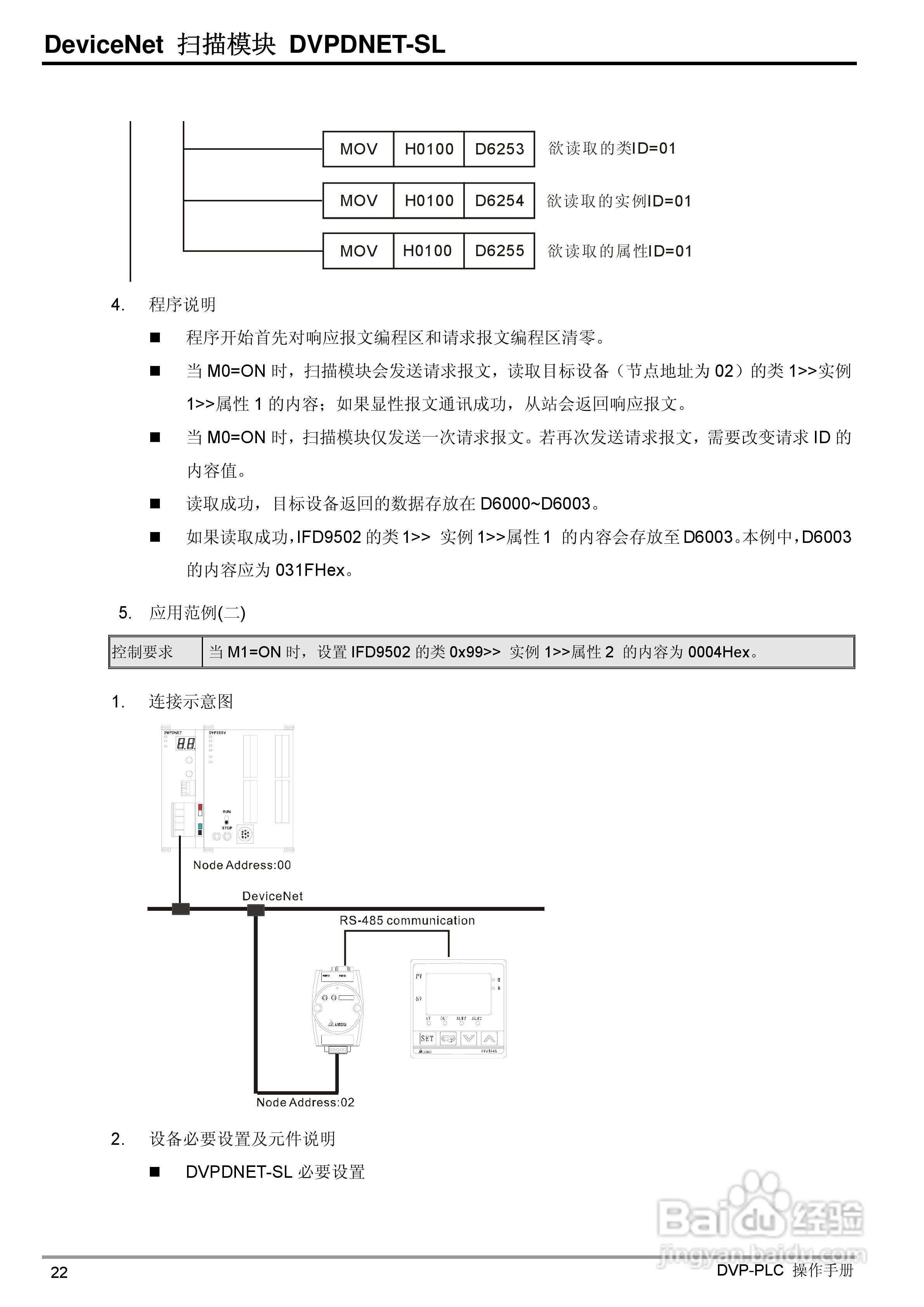 台达DVPDNET-SL DeviceNet扫描模组操作说明书:[3]