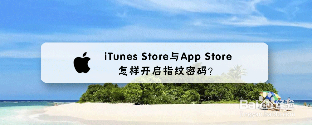 iTunes Store与App Store怎样开启指纹密码