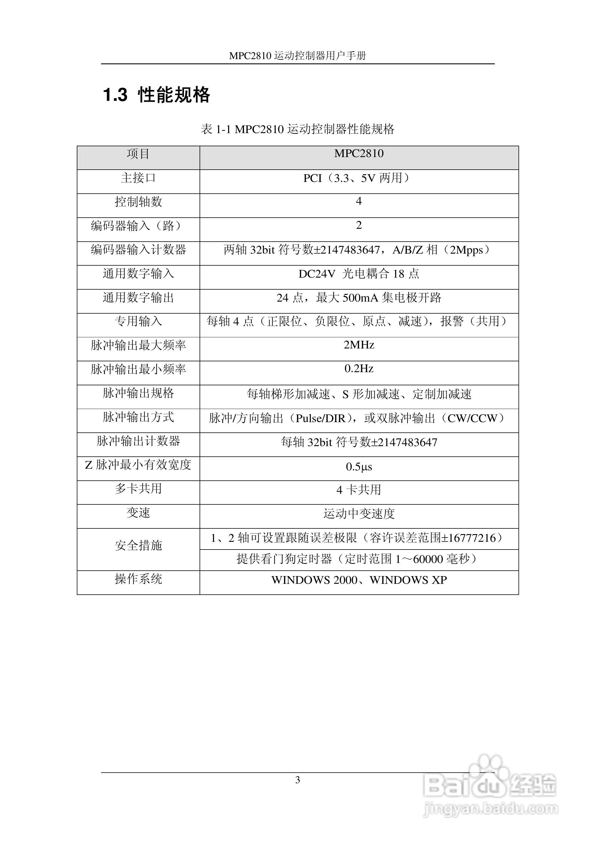 乐创运动控制器--MPC2810使用手册:[1]