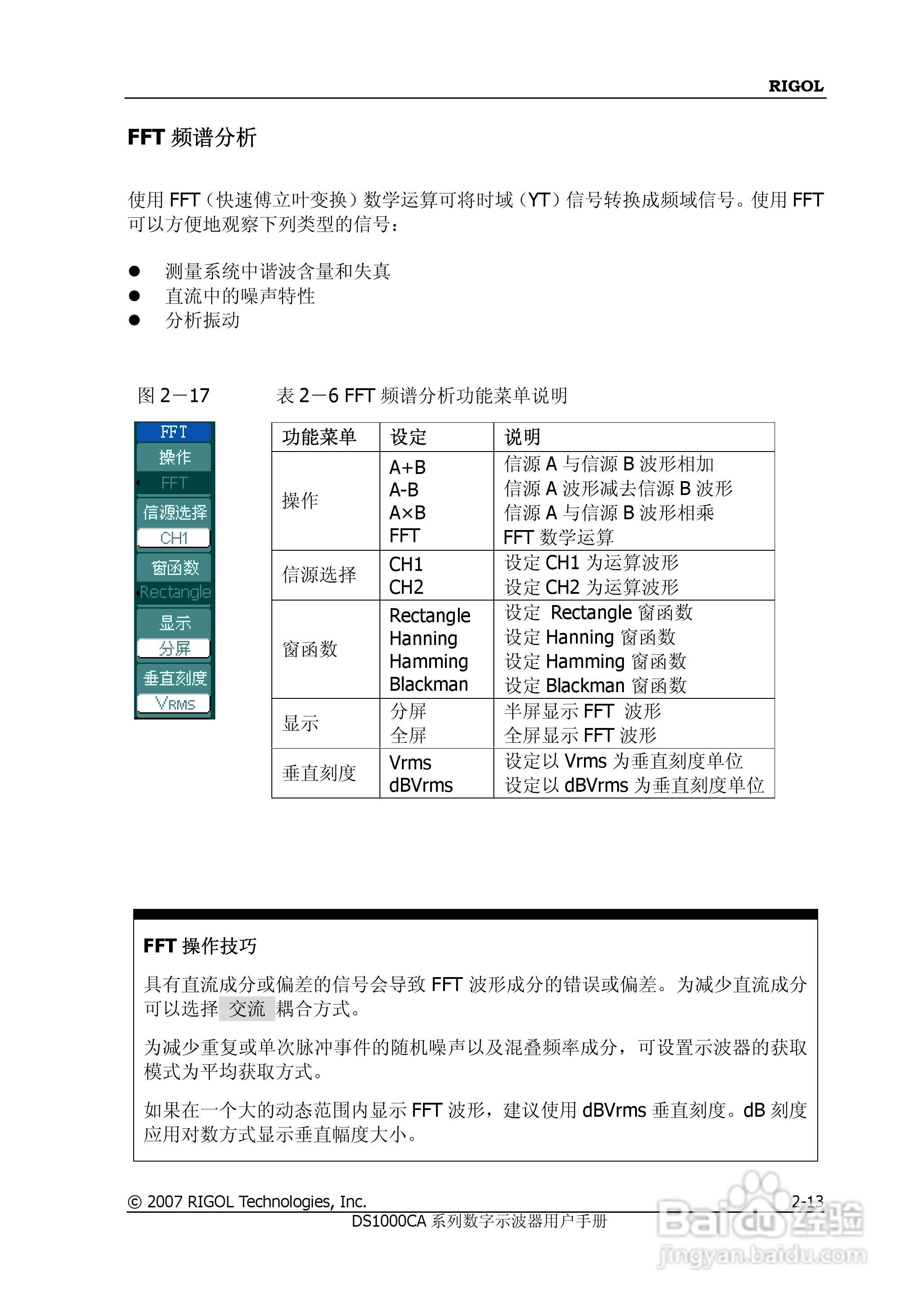 DS1062CA数字示波器使用说明书:[5]