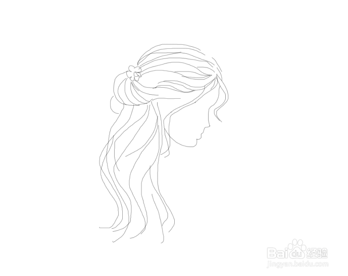 简笔画可爱少女如何画