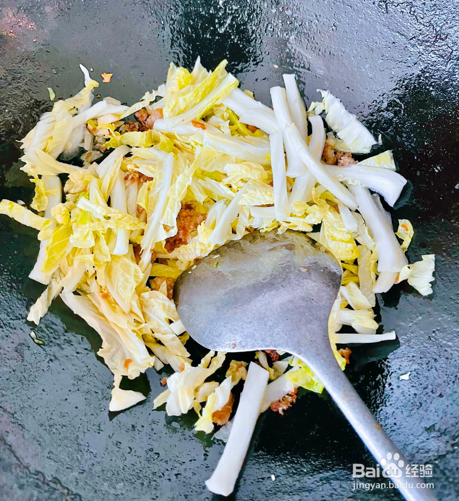 白菜肉末粉丝怎么做