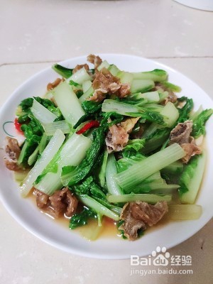 小白菜不一样的做法
