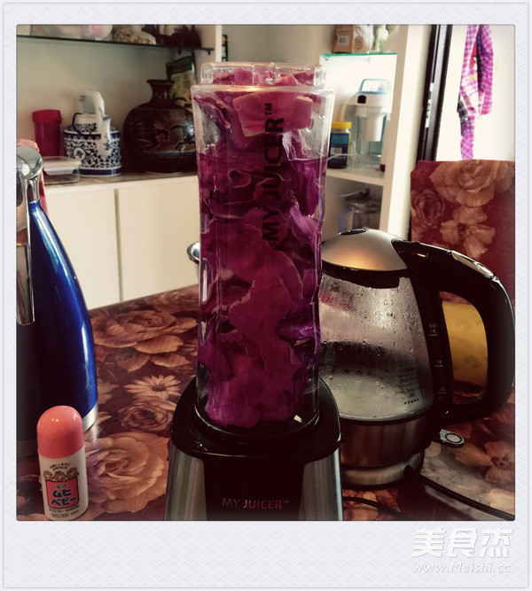 糯米紫饼的做法