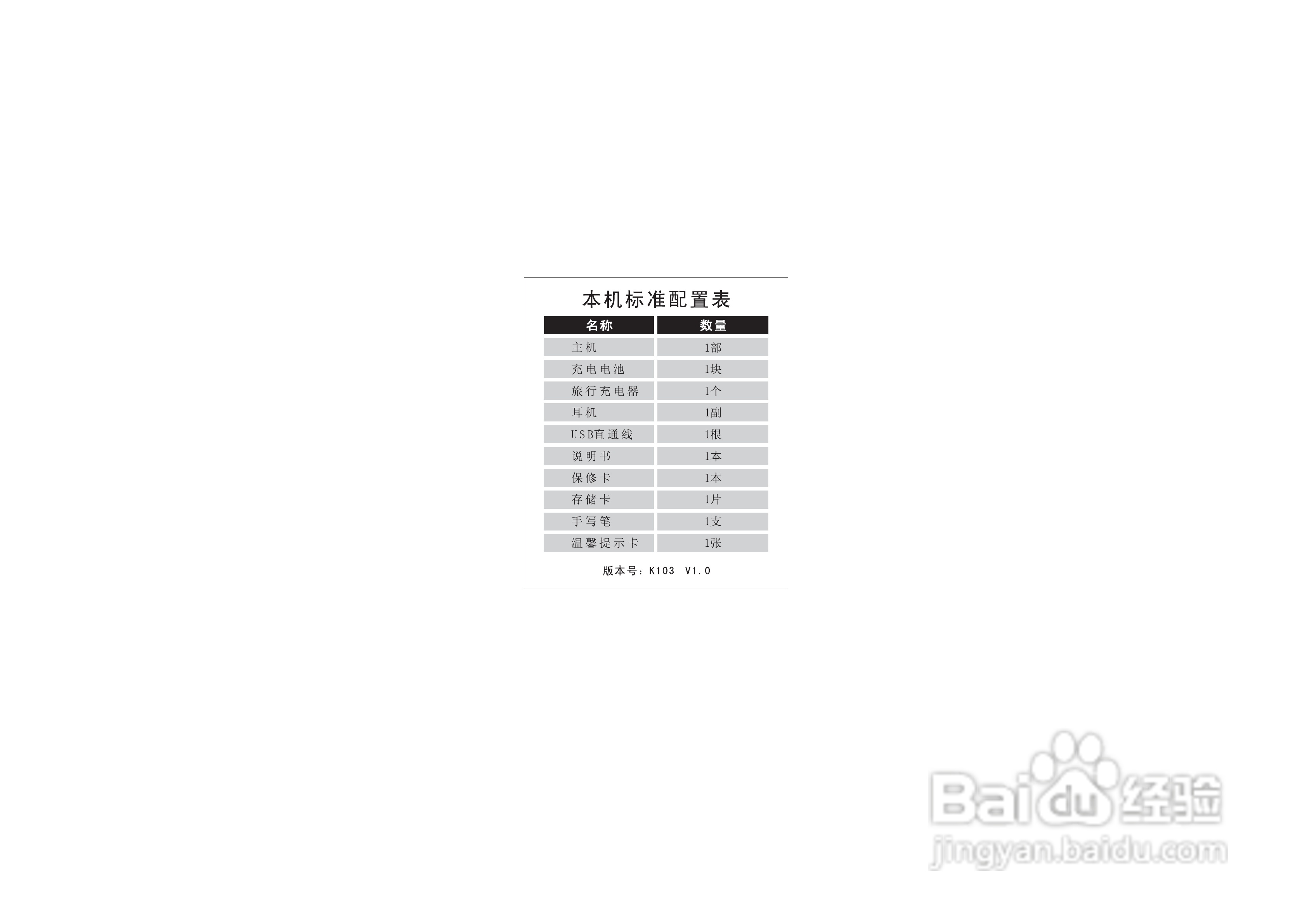 步步高K103手机使用说明书:[1]