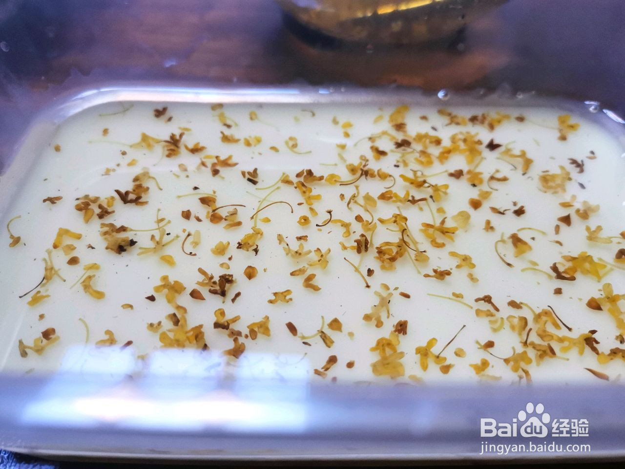 椰奶水晶桂花糕的做法