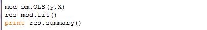 Statsmodels：[2]快速入门