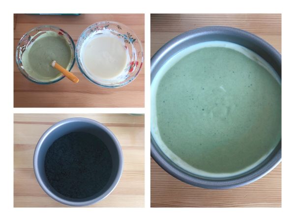 抹茶蜜瓜奶酪蛋糕