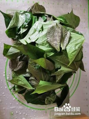 蒸甜地瓜叶窝窝头