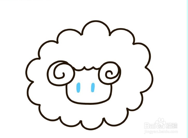 怎么画绵羊呢？
