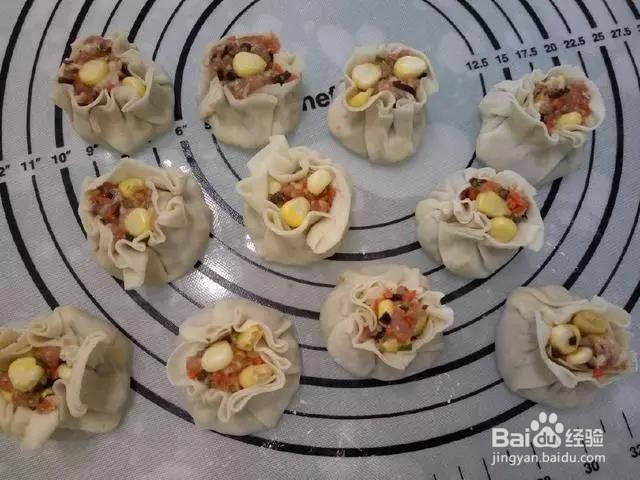 玉米鲜肉烧麦的做法