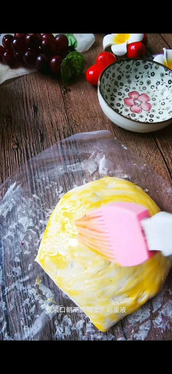 爆浆蜂蜜紫薯芝士饼