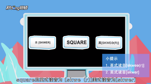 square怎么读?