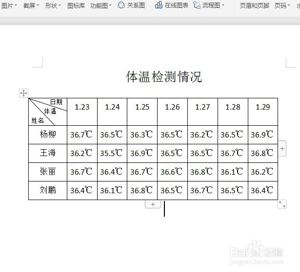 Word中如何制作单斜线和双斜线表头