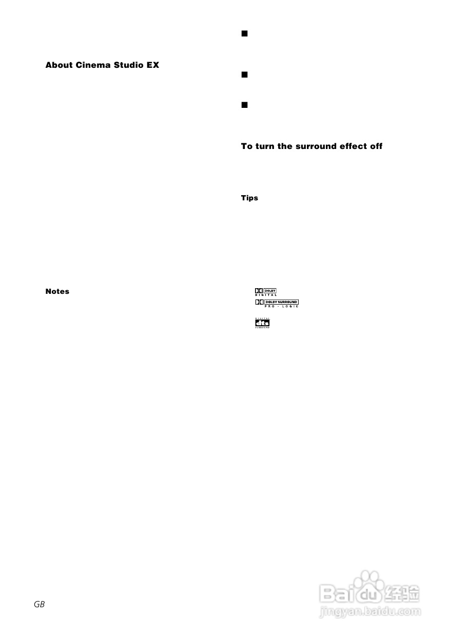 索尼STR-SL50功放使用说明书:[1]