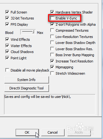 3D游戏卡、FPS低（只有60或75）的解决办法