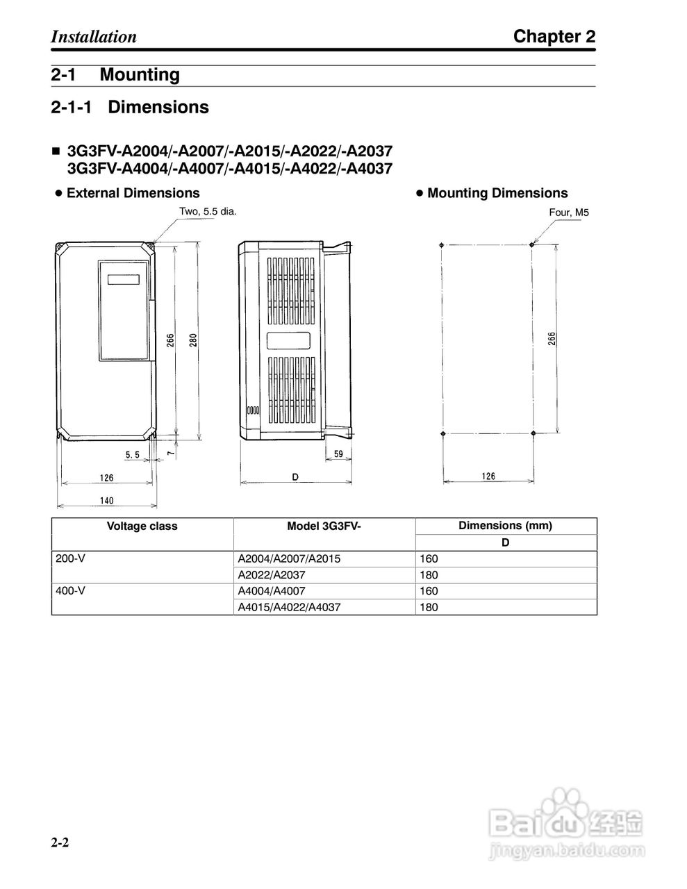 欧姆龙(OMRON)3G3FV-A430K-E变频器说明书:[2]