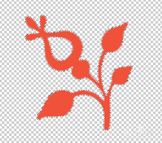 PS怎么选择背景为空的图片选区