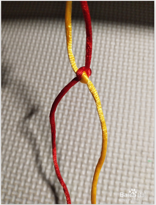 中国结基础入门——竖向双联结