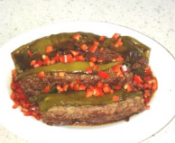 青椒酿肉的做法