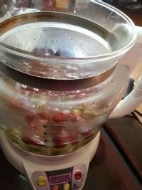 冬季茶饮品菋时光石斛红枣桂圆肉糖水做法