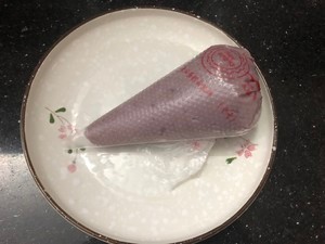 紫薯香芋糯米饼