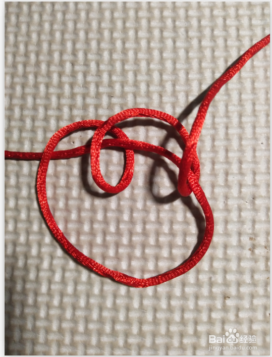 中国结基础入门——单8字结、线圈结