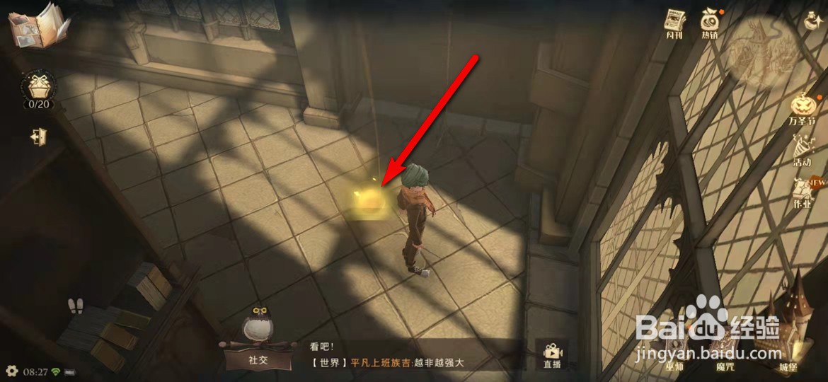 哈利波特魔法觉醒11.7图书馆里的画像拼图在哪里